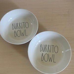 Rae Dunn burrito bowl set